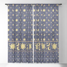 Another Celestial Mood Sheer Curtain