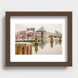 Home Sweet Harbor Recessed Framed Print