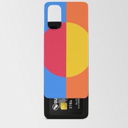 Mid century abstract pattern 07 Android Card Case