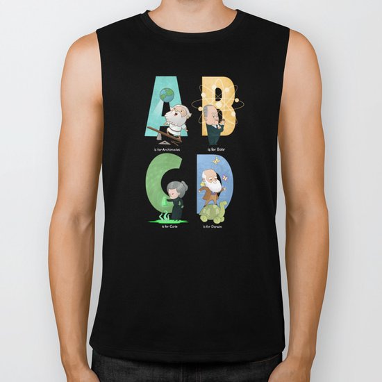 Science ABC Biker Tank