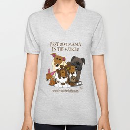 FROD0 THE SHELTIE: BEST DOG MAMA MUG V Neck T Shirt