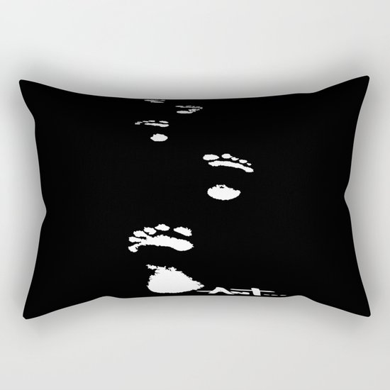foot prints footprints Rectangular Pillow