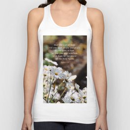 Romans 15 13 #bibleverse Unisex Tank Top