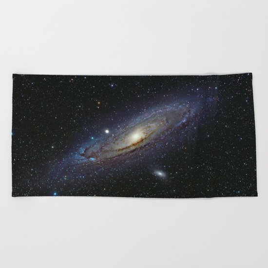 The Andromeda Galaxy Beach Towel