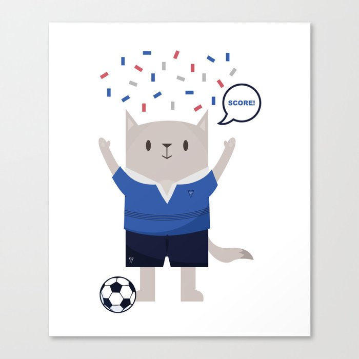 Sports Cat Canvas Print