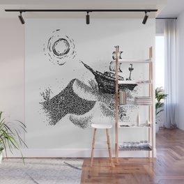 Sand Sailing Wall Mural