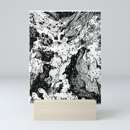 Coral (abstract) Mini Art Print