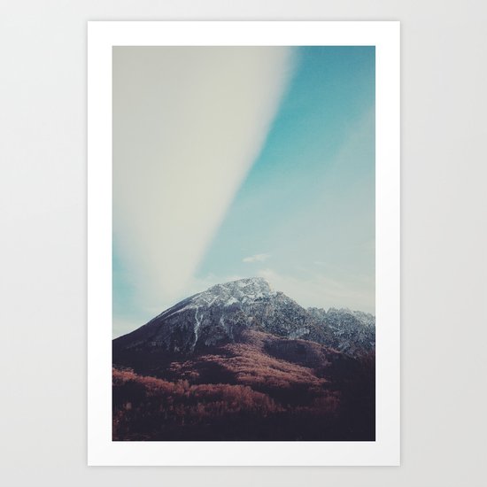 Mountains in the background XIII Art Print