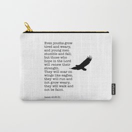 Isaiah 40:30 -31 Carry-All Pouch