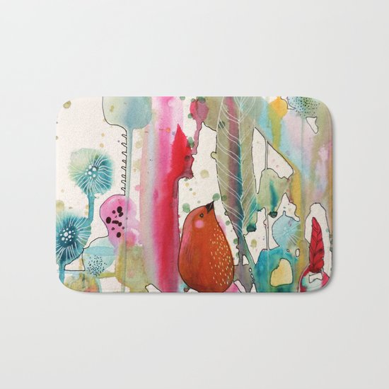 jouons aux bois Bath Mat