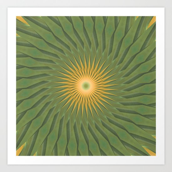 Sunrise in Africa Art Print