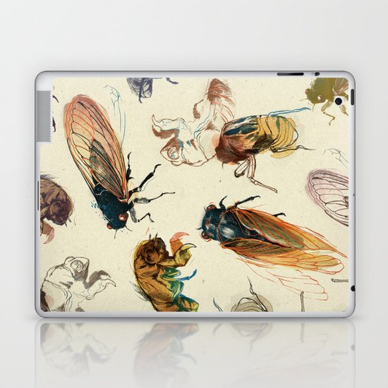 summer cicadas Laptop & iPad Skin