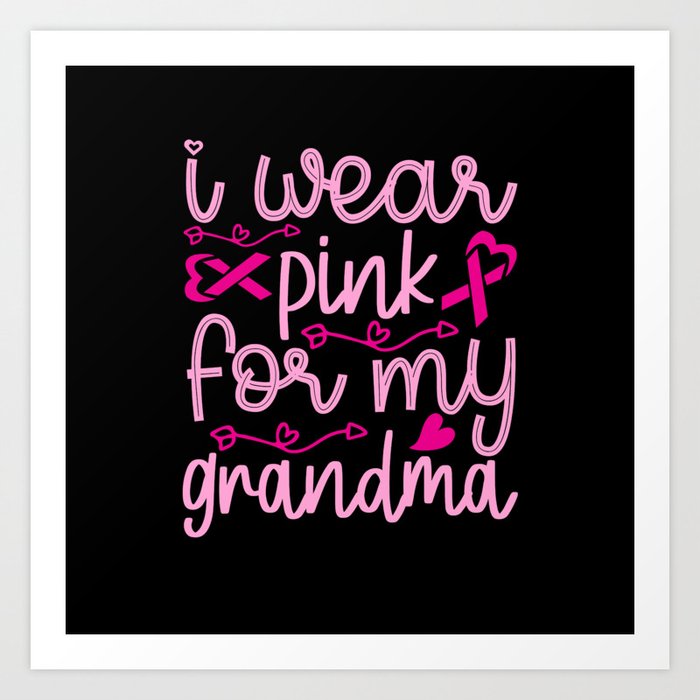 I wear pink 2025 for my grandma
