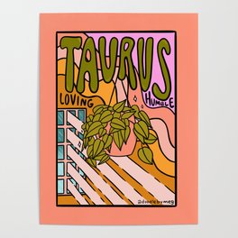 Taurus Plant Poster