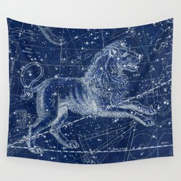 Leo sky star map Wall Tapestry