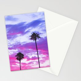 Palm skies Stationery Cards