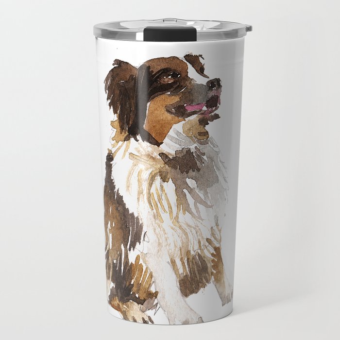 Watercolor Dog Vol 6 Bernese Mountain Travel Mug By Takmaj Watercolor Dog Vol 6 Bernese Mountain Travel Mug