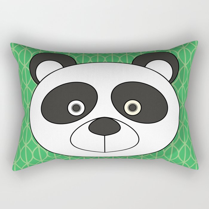 Sweet Panda Rectangular Pillow