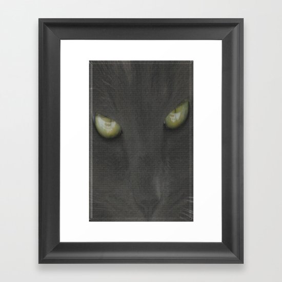 walls have eyes Framed Art Print