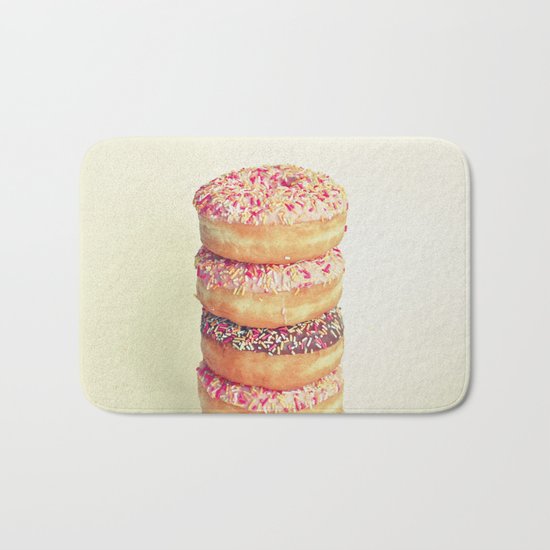 Stack of Donuts Bath Mat