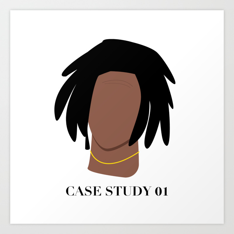 Daniel Caesar Case Study 01 Face Art Print By Harkar Society6