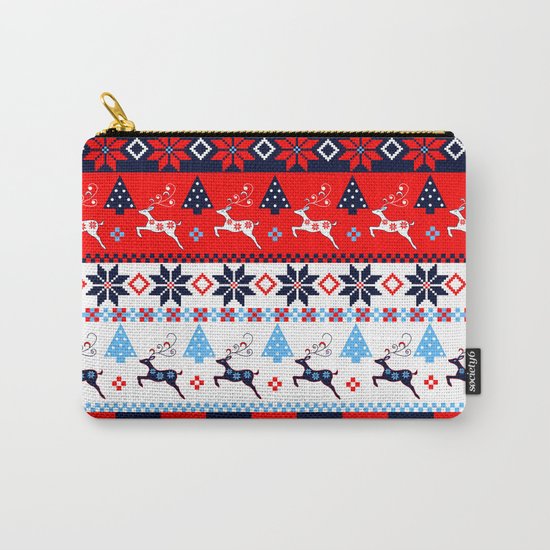 Scandinavian holidays pattern design Carry-All Pouch
