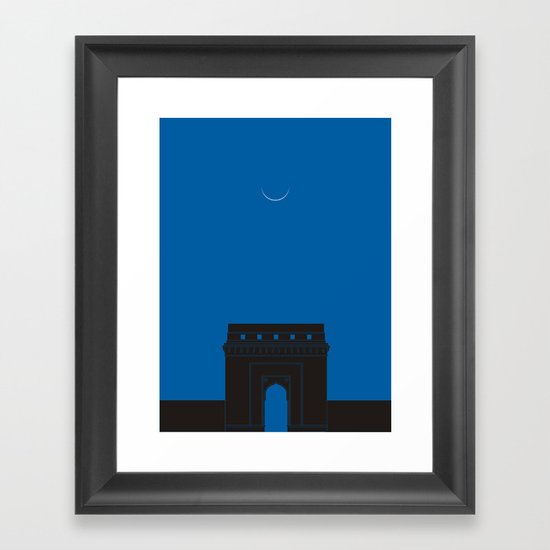 Crescent Framed Art Print
