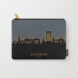 Blackburn England Skyline Carry-All Pouch | Unitedkingdom, Cityscape, England, Skyline, Painting, 23842, Blackburn, Tompsett, Michaeltompsett 