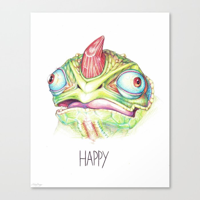 Happy Canvas Print