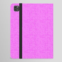 Small Hot Pink Honeycomb Bee Hive Geometric Hexagonal Design iPad Folio Case