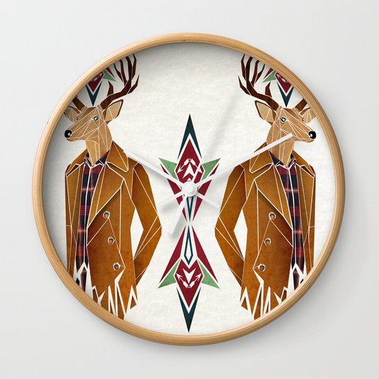 dear deer Wall Clock