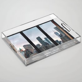 New York City Window Skyline Acrylic Tray