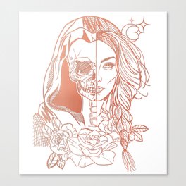 Feyre Rose gold Canvas Print