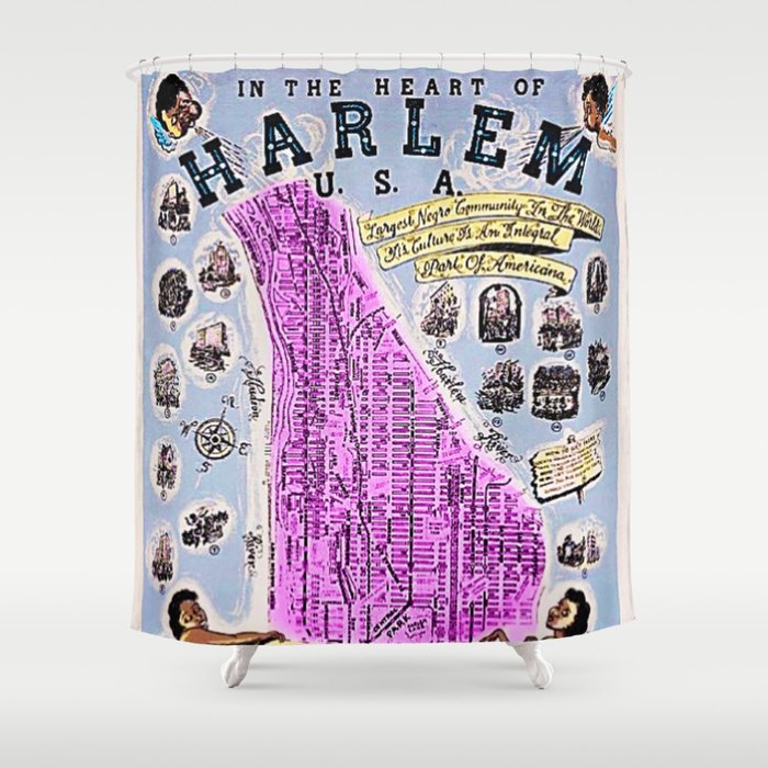 In the Heart of Harlem Renaissance Poster Shower Curtain
