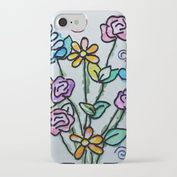 Flowers in the Wind iPhone Case