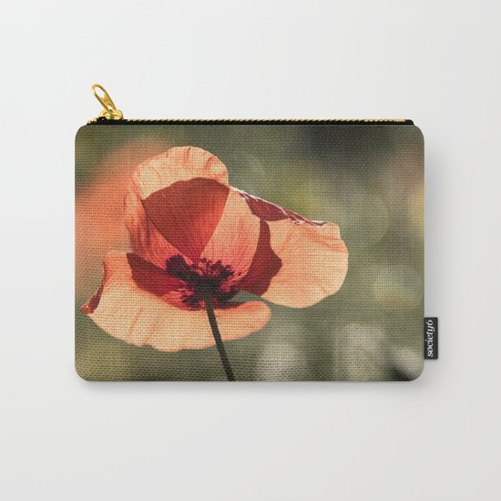 Enlightened Poppies at early backlight Carry-All Pouch