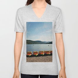 Bavarian Lake V Neck T Shirt