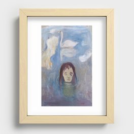 Edvard Munch - Vision (1892) Recessed Framed Print