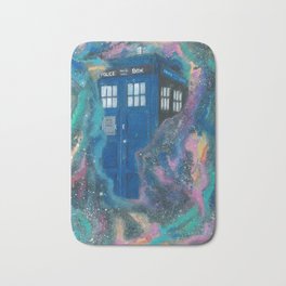 Doctor Who - Tardis Badematte | Comic, Painting, Coolart, Mistery, Drwho, Galaxy, Pastel, Starcloud, Nebula, Winsor Newton 