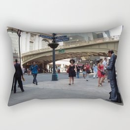 Motion at Pershing Square Rectangular Pillow
