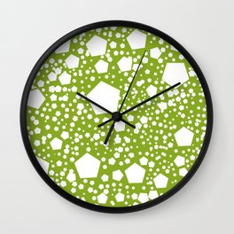 Kalinka. "Avocado green" color Wall Clock