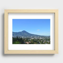 El Salvador Lookout Recessed Framed Print