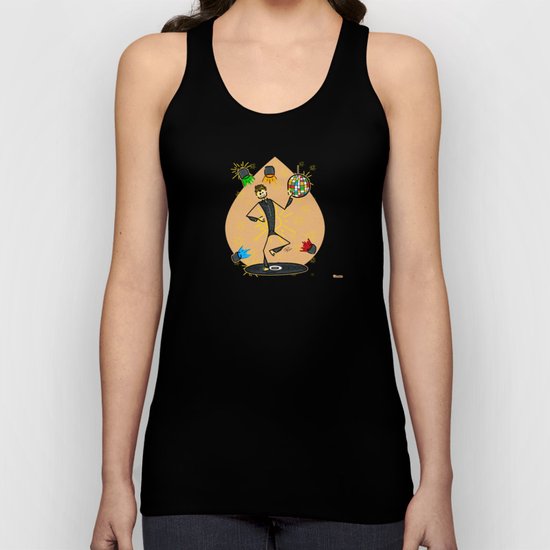Dancer in disco Unisex Tank Top