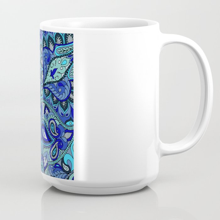 Paisley Blue Coffee Mug