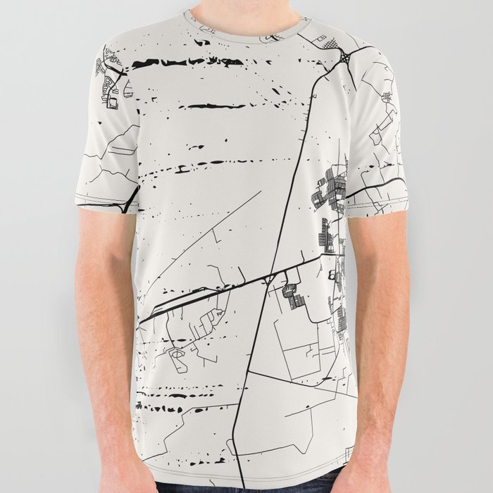 USA, Laredo City Map - america, usa, travelling, Urban, map, state, Minimal, city, world, vintage All Over Graphic Tee