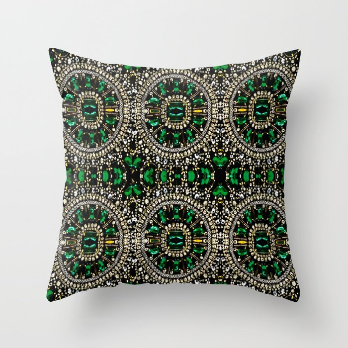 Throw pillows online emerald green