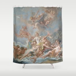 The Triumph of Venus - François Boucher - 1745 Shower Curtain