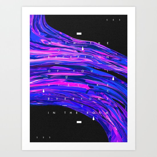 EXCEPTION Art Print