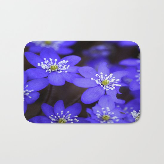 First Spring Flowers Bath Mat