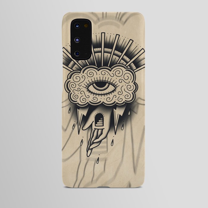 Traditional Cloud Hand Tattoo Android Case